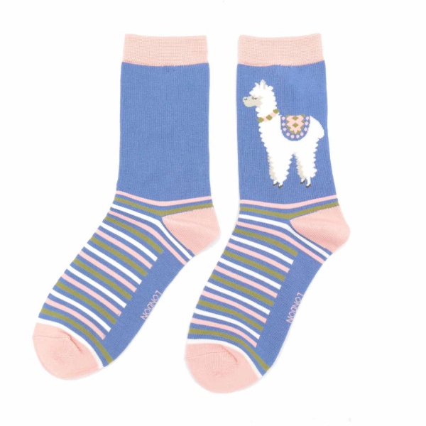 Bamboo Socks - Llamas